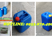 Can 20 lít nhựa công nghiệp, can nhựa 25 lít đựng hóa chất, can nhựa 30 lít vuông 