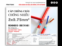 Cáp chống cháy chống nhiễu 2x0.75 Altek Kabel sẵn Đà Nẵng, Bình Định, Phú Yên