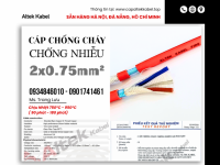 Cáp chống cháy chống nhiễu 2x0.75 Altek Kabel sẵn Đà Nẵng, Bình Định, Phú Yên