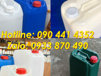 Can nhựa 20 lít đựng thuốc trừ sâu, can nhựa 25 lít, giá can nhựa 30 lít vuông