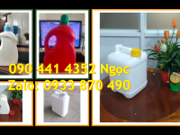 Can nhựa 1 lít đựng hóa chất chống mất mùi nhanh, can nhựa 2 lít đựng nước rửa chén