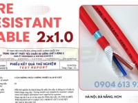 Cáp chống cháy chống nhiễu 2x0.75/2x1.0/2x1.5/2x2.5 Altek Kabel 
