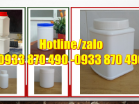 Hủ nhựa 500g có sẵn nắp garenti, hủ nhựa 1 ký đựng bột nắp có sẵn màng nhôm 