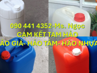Bán can nhựa 20 lít đựng dầu, can nhựa 10 lít vuông đựng nông dược tại TPHCM 
