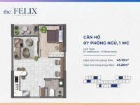 Chính chủ bán nhanh 1PN+1 (41.28m2) giá 2ty đã TT 30%
