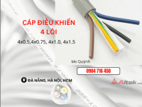 Cáp điều khiển Altek Kabel 4x0.5, 4x0.75, 4x1.0, 4x1.5