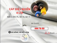 Cáp điều khiển Altek Kabel 4x0.5, 4x0.75, 4x1.0, 4x1.5
