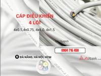 Cáp điều khiển Altek Kabel 4x0.5, 4x0.75, 4x1.0, 4x1.5