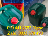 Can nhựa 20 lít trắng trong, can nhựa 25 lít xanh, thùng 10 lít vuông