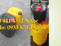 Can nhựa 20 lít trắng trong, can nhựa 25 lít xanh, thùng 10 lít vuông