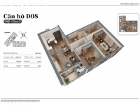 Bán căn 02pn Tháp đôi Kepler Land, tầng đẹp, diện tích 65.5m2, giá siêu rẻ