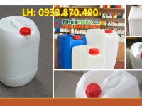 Can nhựa 20 lít tròn, can 25 lít đựng mẫu thí nghiệm, can nhựa 30 lít màu đỏ