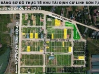 Tái định cư đường rộng 8m lô duy nhất giá rẻ hơn so với mặt bằng 3 giá