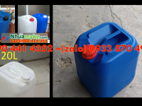 Can nhựa 20 lít vuông, can 25 lít vuông đựng hóa chất đốt, phân hủy