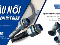 Phụ Kiện Ống Thép Luồn Dây Điện-Đầu Nối Ống Ruột Gà Với Tủ Điện-Đầu Nối Ống Mềm Kín Nước