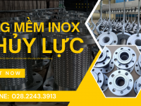 ỐNG MỀM THỦY LỰC BỌC LƯỚI INOX 304 | ỐNG MỀM INOX THỦY LỰC | ỐNG MỀM INOX CHỊU NHIỆT