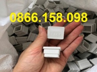 Hàng sẵn kho nút nhựa bịt đầu ống sắt vuông 25x25mm lên đơn giao ngay