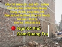 ĐẦU TƯ SINH LỜI - GIÁ TỐT - CHÍNH CHỦ Cần Bán Lô Đất Đàm Quang Trung, Bồ Đề, Long Biên, HN