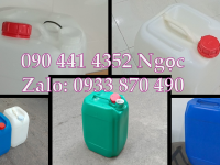 SX can 20 lít đựng thuốc nhuộm, can 25 lít vuông trắng, can xanh 30 lít đựng axit đậm đặc 