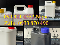 Can vuông 500ml đựng hóa chất bào chế, can nhựa 1 lít dày trưng cất hóa chất 