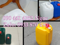 Can nhựa 20 lít xanh đựng nhớt, can nhựa 25 lít tròn, can vuông 30 lít đựng dầu khí 