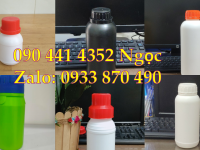 Chai nhựa 1 lít đựng hóa chất, chai nhựa 500ml đựng dung dịch đậm đặc 