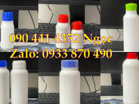 Chai nhựa 1 lít đựng hóa chất, chai nhựa 500ml đựng dung dịch đậm đặc 
