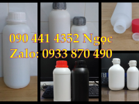Chai nhựa 1 lít đựng hóa chất, chai nhựa 500ml đựng dung dịch đậm đặc 