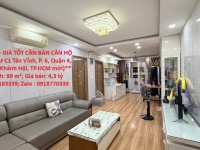 **NHÀ ĐẸP – GIÁ TỐT CẦN BÁN CĂN HỘ tại Chung cư C1 Tân Vĩnh, P. 6, Quận 4, TP.HCM (P. Khánh Hội,