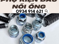 Ống ruột gà lõi thép và đầu nối ống với máng điện - Đà Nẵng 