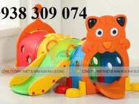 Hầm chui cầu trượt con hổ, hang chui cầu trượt con hổ trẻ em