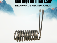 Ống ruột gà titan - lõi bầu lạnh titan - titanium coil heat exchanger - VŨ TẤN TITANIUM