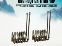 Ống ruột gà titan - lõi bầu lạnh titan - titanium coil heat exchanger - VŨ TẤN TITANIUM