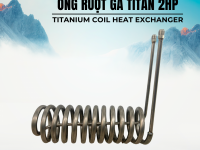 Ống ruột gà titan - lõi bầu lạnh titan - titanium coil heat exchanger - VŨ TẤN TITANIUM