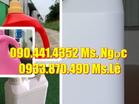 Bình nhựa 500ml vuông, can nhựa 1 lít vuông, can nhựa 2 lít tròn đựng nước rửa chén 