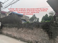 VỊ TRÍ ĐẸP - ĐẦU TƯ SINH LỜI - Chính Chủ Bán Lô Đất Tiềm Năng Phố Hoàng Văn Thụ, Xã Vân Đình, Hà Nội