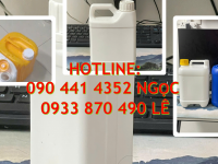 Gía can nhựa 1 lít tròn, can nhựa 2 lít đựng H2S04, can nhựa 5 lít đựng rượu