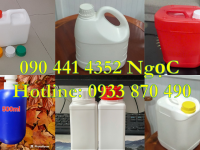Can nhựa 3.6 lít đựng nước giặt vải trẻ sơ sinh, can nhựa 4 lít đựng hóa chất có vòi ấn 