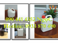 Can nhựa 3.6 lít đựng nước giặt vải trẻ sơ sinh, can nhựa 4 lít đựng hóa chất có vòi ấn 