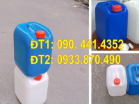 Gía can nhựa 25 lít đựng tá dược bào chế, can nhựa 30 lít đựng hóa chất y tế xét nghiệm 