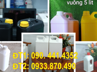 Bình nhựa 3.6 lít đựng nước giặt quần áo, can nhựa 4 lít đựng nhớt 