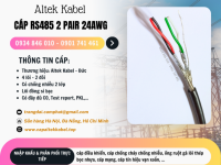 Cáp loa, cáp âm thanh, cáp truyền thông RS485 2 pair 24awg Altek Kabel tại Hà Nội, Đà Nẵng, HCM