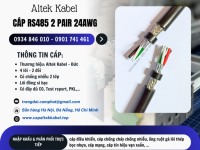 Cáp loa, cáp âm thanh, cáp truyền thông RS485 2 pair 24awg Altek Kabel tại Hà Nội, Đà Nẵng, HCM