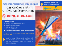 Cáp tín hiệu báo cháy chống cháy chống nhiễu 2x1.0 Altek Kabel tại Đà Nẵng, Hà Nội, HCM