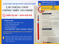 Cáp tín hiệu báo cháy chống cháy chống nhiễu 2x1.0 Altek Kabel tại Đà Nẵng, Hà Nội, HCM