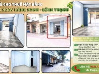 CHO THUÊ MẶT BẰNG ĐẸP – NGAY ĐINH BỘ LĨNH, SÁT HÀNG XANH