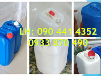 Can nhựa 30 lít đựng hóa chất y tế, can nhựa 30 lít trắng trong 