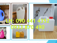 Chuyên cung cấp can nhựa 2 lít vàng, can nhựa 4 lít đựng hóa chất 