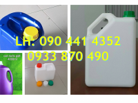 Chuyên cung cấp can nhựa 2 lít vàng, can nhựa 4 lít đựng hóa chất 