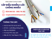 Cáp điều khiển Altek Kabel 4x0.5/4x0.75/4x1.0/4x1.5 chống nhiễu